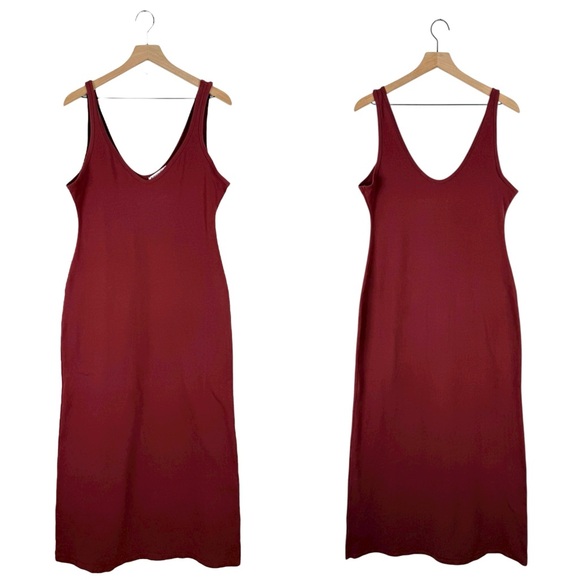 Reformation Tyra Knit Dress Chianti XL - Picture 4 of 8